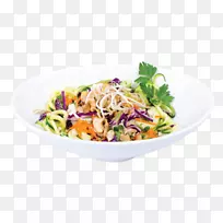 Pad泰国卷心菜素食料理泰国菜卡佩里尼绿豆