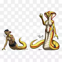 蛇形蛇nāga膜蛇
