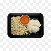 配料菜白米料理午餐-简素