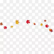 秋叶色桌面壁纸剪贴画-谢谢
