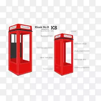 电话亭电话英国红电话亭-英国