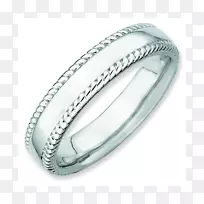 结婚戒指银白金手镯