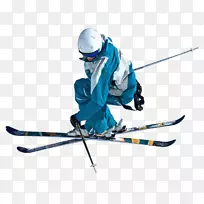 滑雪装订滑雪交叉自由式滑雪博勒山滑雪
