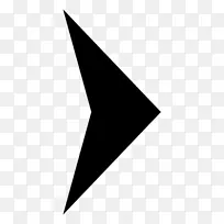 三角形点白色字体-螺旋箭头