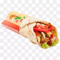 包扎沙华玛陀螺快餐Kofta-鸡小