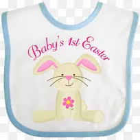 母亲节婴儿t恤复活节兔围