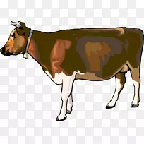 奶牛剪贴画-奶牛