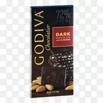 巧克力棒白巧克力松露Godiva巧克力-黑巧克力
