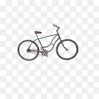 自行车车轮山地自行车车架自行车叉子混合自行车冰柱