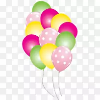气球粉红m剪贴画-保龄球派对