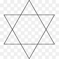 六角星多边形正多边形六角
