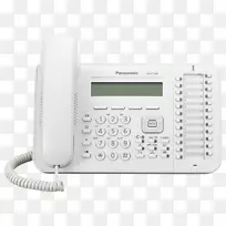 商务电话系统松下kx-dt 543有线手机lcd ip电话kx-dt543ne-b