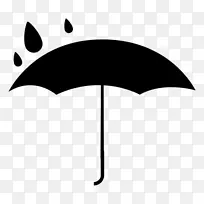 雨伞电脑图标剪辑艺术-雨水
