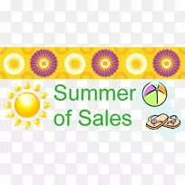 圆形科学字体-夏季销售