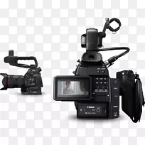 佳能c 100佳能镜头安装摄像机佳能影院eos-照相机