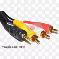 复合视频电话连接器电缆.音频插孔