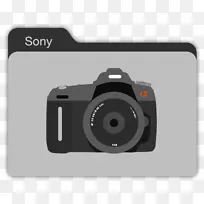 无镜可互换镜头照相机计算机图标目录sonyα-sony