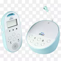婴儿监视器快板电子尼尼娅数字可充电私刑机-lcd-奈米光电脑-人。