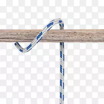 打结绳如何使折纸秋千系上半边绳？