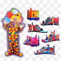 玩具小丑娱乐生日-玩具