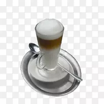 卡布奇诺浓缩咖啡厅咖啡拿铁咖啡