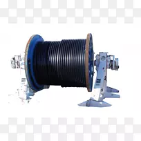 高压液压架空电源线液压泵装置电缆卷筒