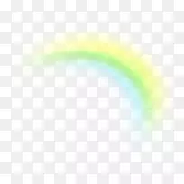 彩虹弧形天空中心博客桌面壁纸-圆弧en ciel