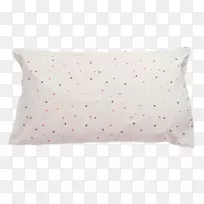抛掷枕头垫粉红色棉质枕头