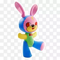 兔子复活节兔子毛绒玩具兔子玩具
