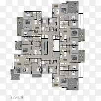 昆士兰州布罗德沃特公寓拉布拉多平面图-总体规划