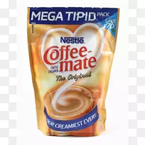速溶咖啡，卡布奇诺咖啡，牛奶，非乳制品乳膏-咖啡伴侣