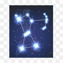 猎户座带星座双子星