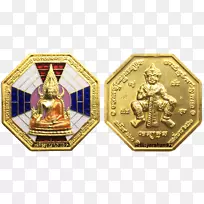01504金币-泰国佛像护身符