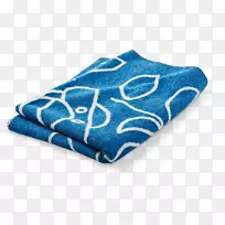 毛毯舒适物纺织品蓝色毛毯