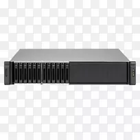 网络存储系统数据存储QNAP系统公司。串行连接SCSI磁盘阵列