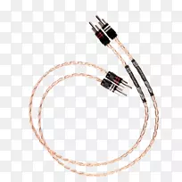 电缆扬声器电线音色RCA连接器