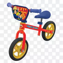 自行车车轮三轮车机动车辆消防队员萨姆