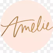 徽标圆圈字体-Amelie