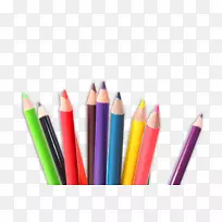 彩色铅笔画蜡笔