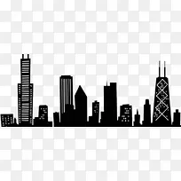芝加哥天际线图-芝加哥天际线