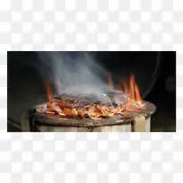 烤肉烤烟囱起动机汉堡包-大波帕