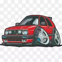 大众高尔夫紧凑型轿车-大众高尔夫Mk2