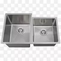 厨房水槽刷金属不锈钢MR直接水槽