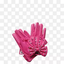 粉红色m-粉红色手套
