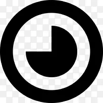 标志圈品牌白色字体-圆圈