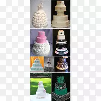 婚礼蛋糕水果蛋糕托蛋糕装饰奶油-婚礼蛋糕插图