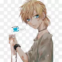 黑头发，金发，眼睛颜色，蓝色头发-neko neko