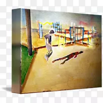 滑板现代艺术休闲绘画-科里·佩里