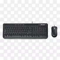 电脑键盘电脑鼠标微软键盘600微软桌面600 dsp包黑色电脑鼠标