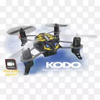 直升机旋翼四翼直升机DROMIDA KODO无人驾驶飞行器模型飞机.照相机